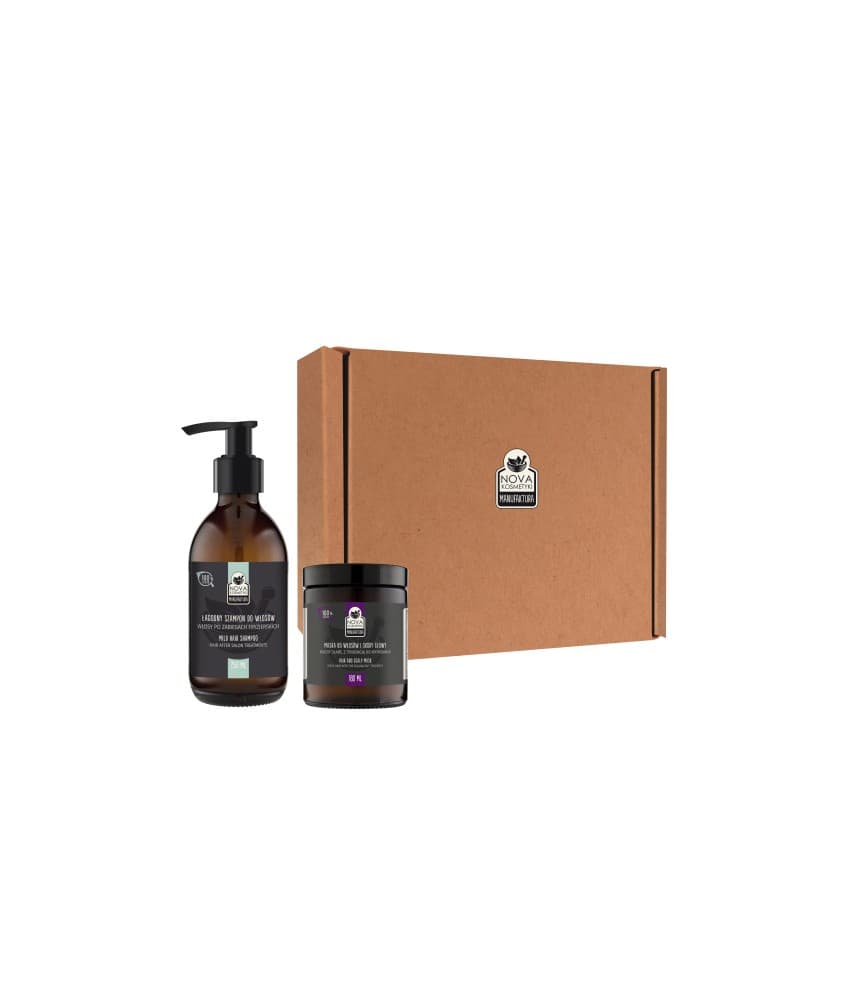 Dwustopniowa kuracja po keratynowym prostowaniu i zabiegach fryzjerskich - naturalne pochodzenie składników